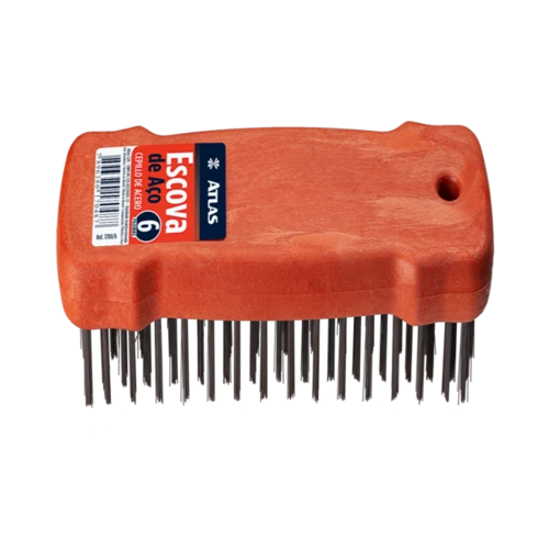 ESCOVA ATLAS 1780/6 ACO C/6 FIL.S/CABO