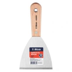ESPATULA DE ACO REFORCADO 100MM AT6555/10 ATLAS