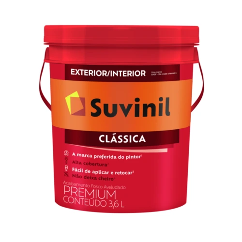 LATEX SUVINIL CLASSICA BRANCO NEVE GL PLAST 3,6L