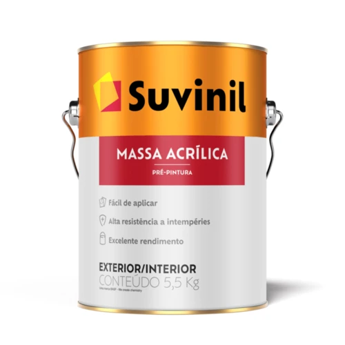 MASSA SUVINIL ACRILICA GL PLAST 5,5KG