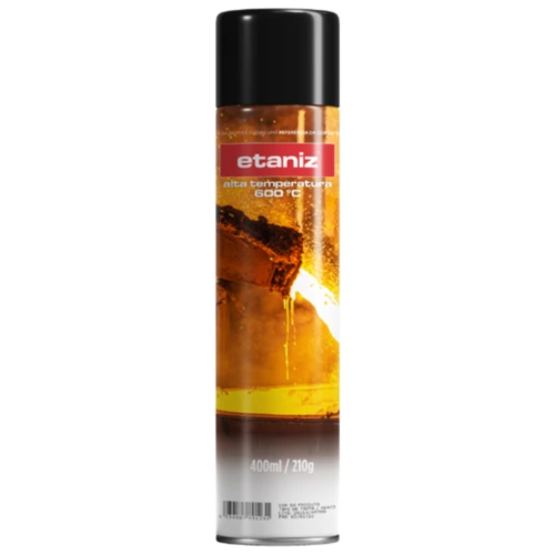 ETANIZ SPRAY ALTA TEMP. PRETO FOSCO 400ML/210G