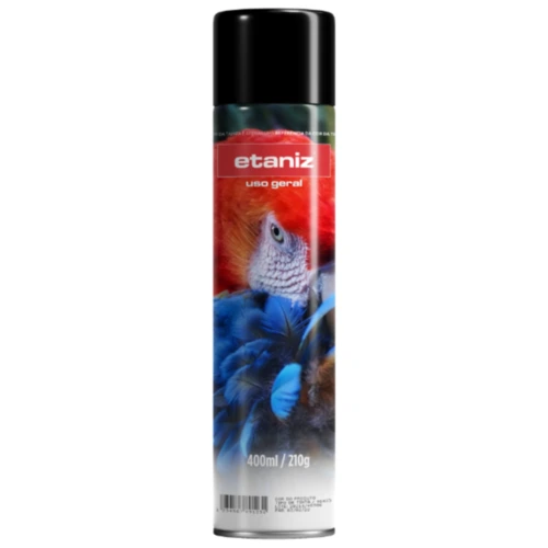 ETANIZ SPRAY USO GERAL PRETO BRILHANTE 400ML/210G