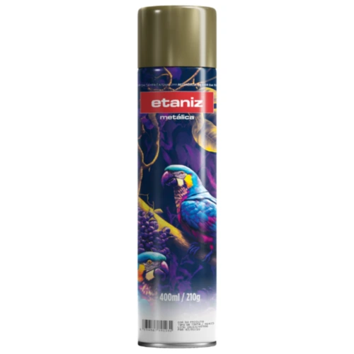ETANIZ SPRAY METALICA DOURADO 400ML/210G