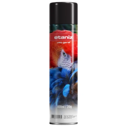 ETANIZ SPRAY USO GERAL PRETO FOSCO 400ML/210G