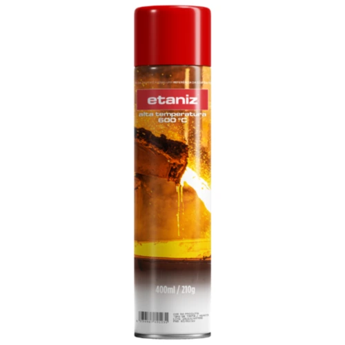 ETANIZ SPRAY ALTA TEMPERATURA VERMELHO 210G/400ML