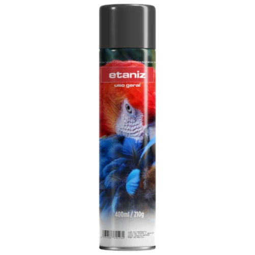 ETANIZ SPRAY USO GERAL CINZA ESCURO 400ML/210G