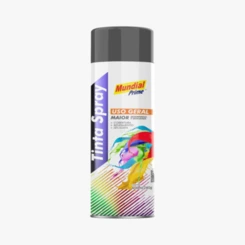 SPRAY MUNDIAL PRIME UG PRETO SEMI BRILHO 400ML