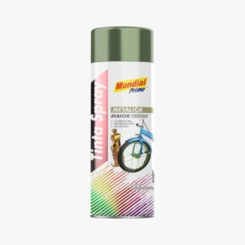 SPRAY MUNDIAL PRIME METALICA VERDE 400ML
