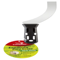 ESPATULA CANTO GESSO ACO CARB 136 CONDOR